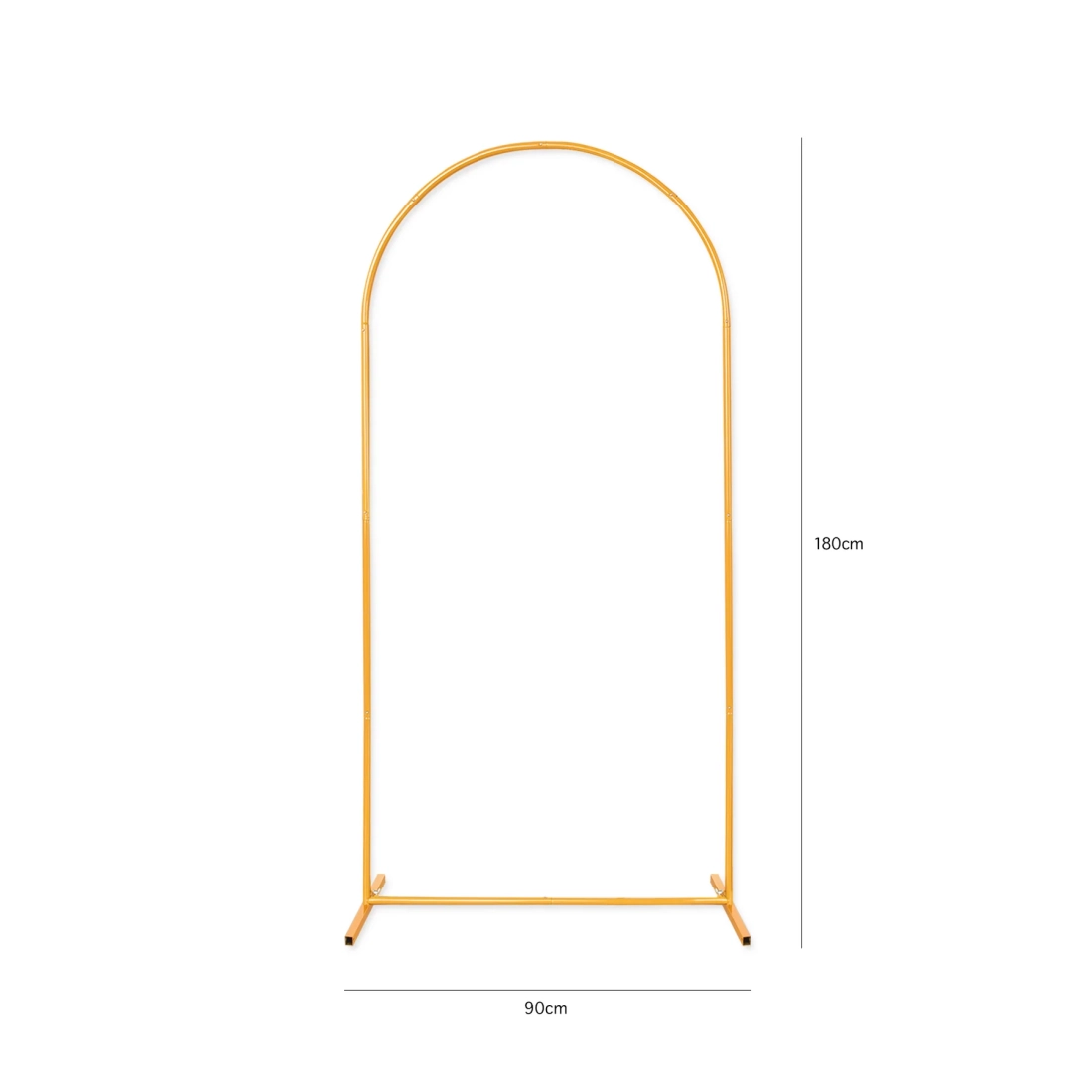 Suport arcuit auriu pentru baloane – set 80x180 cm | Suport decorativ pentru baloane, pentru petreceri și nunți